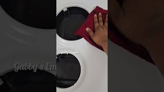 watch me do my stove 😍 deep cleaning [upl. by Nylahs845]