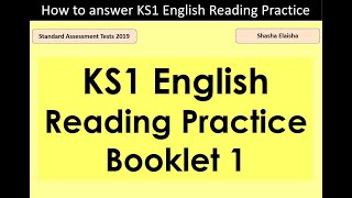 KS1 ENGLISH READING PRACTICE BOOKLET 1 2019 [upl. by Dickenson272]