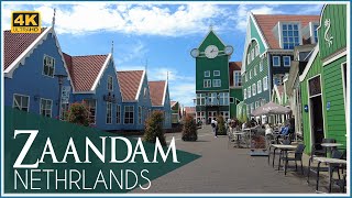 Walking Tour in Zaandam  The great shopping area  The classic mansions  4k 2022 [upl. by Oirottiv786]