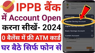 India post payment bank account opening online  IPPB account opening  IPPB bank account opening [upl. by Ahsilif]