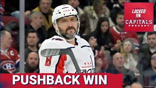 The Capitals demonstrate their pushback as they down the Canadiens and pick up two big points [upl. by Warder]