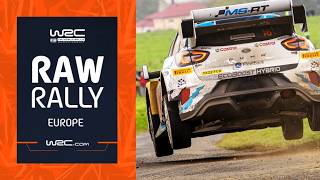 RAW Rally Action from WRC Central European Rally 2024 [upl. by Ennayelsel]