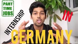 FASTEST WAY TO GET INTERNSHIPPARTTIME JOB IN GERMANY by Nikhilesh Dhure [upl. by Aerdnuahs]