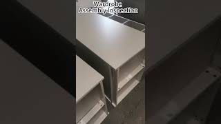 Wardrobe assembly inspection kitchen mcwfurnishing kitchenstorage interiordesign interior [upl. by Eibocaj]