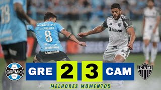 GRÊMIO 2 X 3 ATLÉTICOMG MELHORES MOMENTOS  BRASILEIRÃO 2024 [upl. by Binnings]