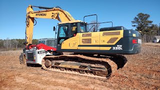 Staging For The 90 Acre Project And Grading Off A Lot [upl. by Anna]