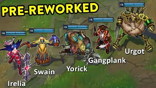 A Trip Down Memory Lane REWORKED CHAMPIONS MONTAGE League of Legends [upl. by Imhsar]