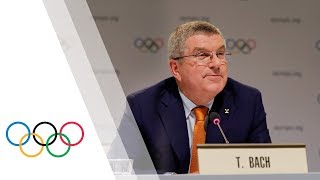 Press Conference with IOC President Thomas Bach [upl. by Cesya]