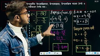 Conics2  কনিক২  HSC  Math  Oneshot  বোর্ড পরীক্ষায় ১০০ কমন  উপবৃত্ত ও অধিবৃত্ত  Ata E Elahi [upl. by Aduh]