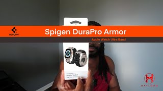 Unboxing and Reviewing the Spigen DuraPro Armor Apple Watch Ultra Band [upl. by Shipp981]