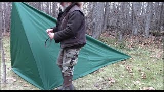 Make A Tent With Floor From A Tarp [upl. by Siloa]