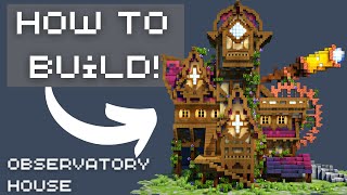 How To Build an Observatory House in Minecraft Tutorial [upl. by Revilo190]