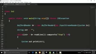 IO Management 2 with readLine method  Java Program [upl. by Betta]