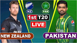 Pakistan Vs New Zealand Live T20  Match 1  PAK vs NZ Live Score amp Commentary Toss Update [upl. by Sanez]