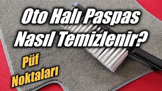 Oto Halı Paspas Nasıl Temizlenir Püf Noktaları [upl. by Orazio317]