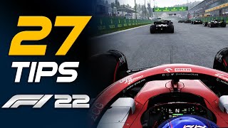 27 CONSEJOS BASICOS PARA MEJORAR EN F1 22 EN MENOS DE 6 MINUTOS✅ [upl. by Mahgirb855]