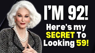 Carmen DellOrefice 92 Worlds OLDEST Supermodel Shares SECRETS To Conquer AGING [upl. by Gnous]