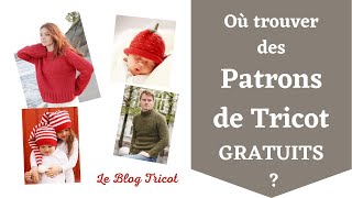 Où trouver des patrons de tricot gratuits [upl. by Tayib]