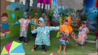 Rainy Day by Nursery Class at THE iSCHOOL by eduMETA in Manikonda learning activity dance fun [upl. by Sikes]