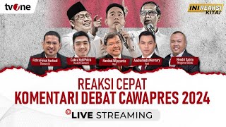 LIVE Debat Cawapres 2024 Ini Reaksi Kita  tvOne [upl. by Sacram486]