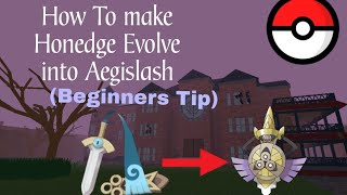 HOW TO EVOLVE HONEDGE INTO AEGISLASH IN POKEMON BRICK BRONZE [upl. by Mortie]