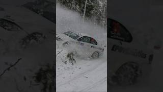 CRAZY CHEERING estonian FANS at Otepää talveralli rally rallye winter ralli crash speed wrc [upl. by Sadye]