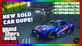 SOLO  NEW SUPER EASY GTA 5 ONLINE CAR DUPLICATION GLITCH  AFTER PATCH 167  PS5XBOXPC [upl. by Pavior323]