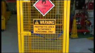 Store Safe  Dangerous goods gas cylinda stores and cages [upl. by Lupita]