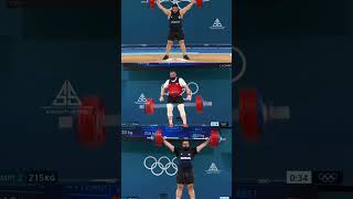 The Heaviest Battle in Weightlifting History olympics weightlifting olympicweightlifting [upl. by Battat]