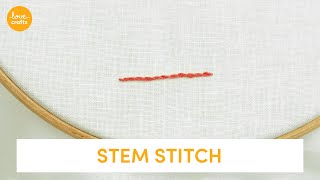 Stem Stitch  Embroidery Stitches [upl. by Sura]