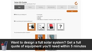 Solar Kit Guide Tutorial  Instant Solar Design and Quote Tool for PV Solar Design  RENVU [upl. by Starlene]