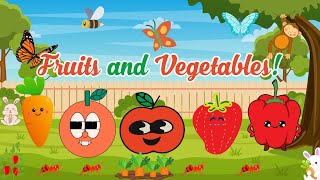 Fruits and Vegetables Adventure for Kids  Fun and Educational [upl. by Cibis]