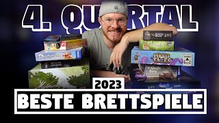 Die besten Brettspiele 2023 🏆 Meine Top Spiele in Quartal 4 [upl. by Britni]