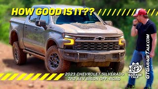 2023 Chevrolet Silverado ZR2 AEV Bison OffRoad Test [upl. by Barbaresi453]