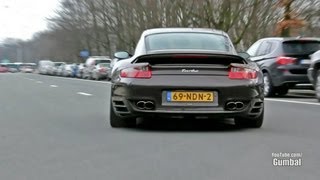 Porsche 997 Turbo w TechArt Stage 2 Exhaust System [upl. by Askwith]