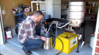 How to use a plate chiller for Home Brew [upl. by Elsbeth]