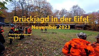 Drückjagd in der Eifel November 2023  DrückjagdJournal  Vlog Folge 0223 [upl. by Nilahs]