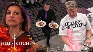 Chef Ramsays FURIOUS as Half the Charity Table Sends Back Their Food  Hells Kitchen Full Service [upl. by Metts]