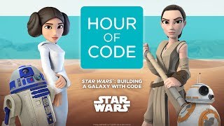 Hour of Code  Star Wars Building a Galaxy With Code [upl. by Nelsen]