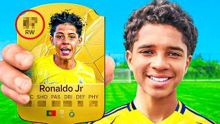 How Good Is Kid Ronaldo Jr At Football [upl. by Llirred]