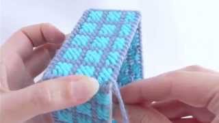 Plastic Canvas Basics How to Construct a Lidded Box [upl. by Sidnac]