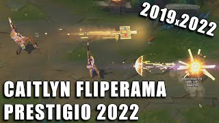 Caitlyn Fliperama Edição de Prestigio 2022  Spotlight e Comparação 2019x2022 [upl. by Maurizio]