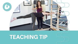 Pilates Arabesque  Teaching Tip [upl. by Matias]