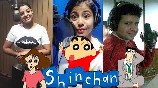 LIVE DUBBING of All SHINCHAN Characters [upl. by Aztinay]