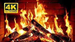 🔥 Cozy Fireplace 4K 12 HOURS Fireplace with Crackling Fire Sounds Crackling Fireplace 4K [upl. by Ayerf]