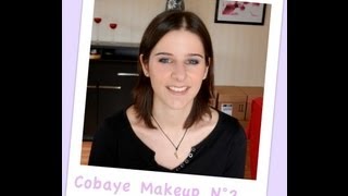 Cobaye Makeup N°2  Maquillage soirée yeux bleus assez chargé [upl. by Dranyam]