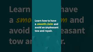 How to have a smooth claim amp avoid an unpleasant tow and repair [upl. by Meyeroff]