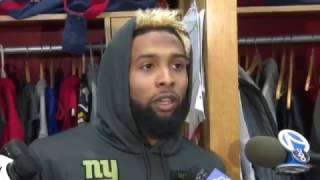 Odell Beckham Jr Interview  Giants vs Lions WEEK 15 [upl. by Kiel]