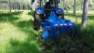 Covercrop forestier MénardDarriet LFP en entretien de plantation de peupliers [upl. by Ahsahs]