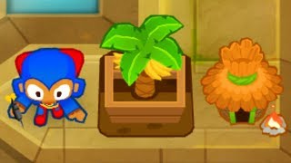 Can You Win With Only Super Monkey Farm amp Village Bloons TD 6 [upl. by Serafina132]